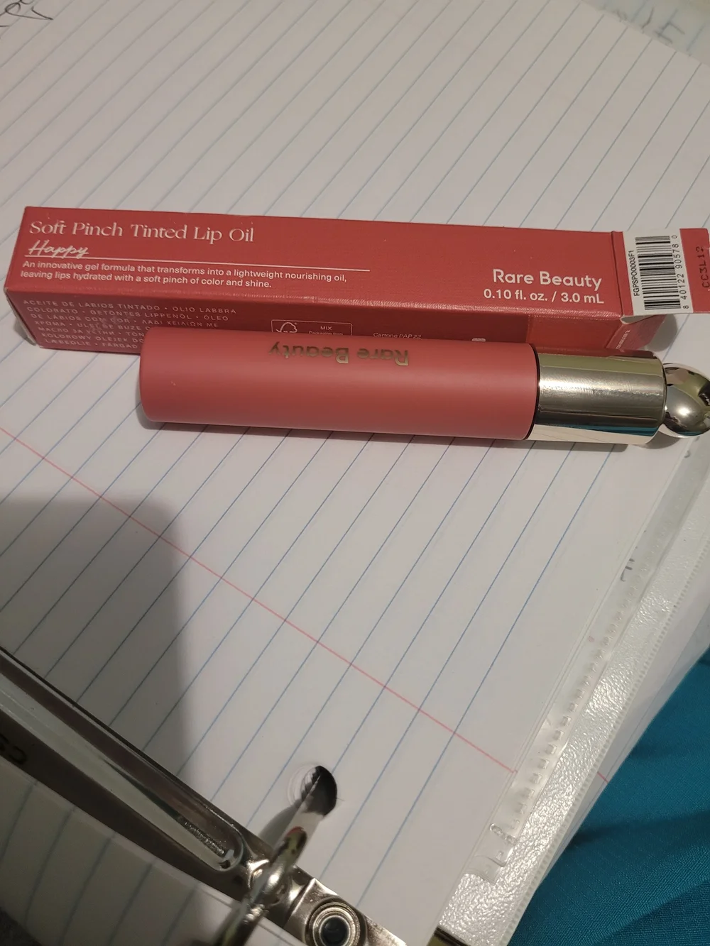 Rare Beauty Soft Pinch Tinted Lip Oil In Happy
